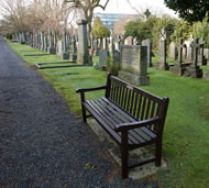 Park Bench at Dean Cemetery
